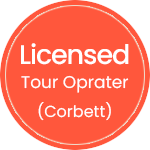 corbett safari licensed badge